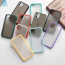 Multicolor Matte Armor Phone Case for iPhone 13 12 Pro Max SE 2020 11 Pro XR XS Max 6S 8 7 Plus Hard Protective Anti-knock Cover 2024 - buy cheap