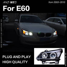 AKD Car Styling Head Lamp for BMW E60 Headlights 2003-2010 520i 523i 530i 535i LED Headlight DRL Hid Bi Xenon Auto Accessories 2024 - buy cheap