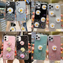 Funda de teléfono suave con purpurina y flores para OPPO, A9, A5, A53, 2020, AX7, A7, AX5S, A91, A8, A37, A71, A73, A83, A3S, A1K 2024 - compra barato