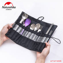 Naturehike Portable Tableware Bag Chopsticks Straw Knife and Fork Spoon Bag Portable Storage Bag picnic 2024 - купить недорого
