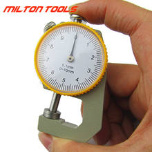 0-10mm dial Thickness Gauge 10mm mini leather paper film thickness tester thickness meter, 10pcs/lot! 2024 - buy cheap