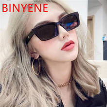 New Vintage Small Square Sunglasses Women Designer Retro Rectangle Sun Glasses Female Gray Lens UV400 Eyewears 2024 - buy cheap