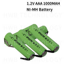 Bateria recarregável 10 fábricas kx, nova, 1.2v, aaa, 800mah, ni-mh, 3a ni mh, bateria recarregável com pinos, frete grátis 2024 - compre barato