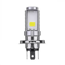 12V Motorcycle Scooter H4 Bulb White 6500K Headlight 3030 COB LED Hi/Lo 8W/12W 6500K Beam Light Lamp Accessories Parts 2024 - buy cheap