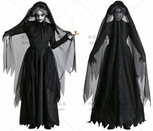 Halloween Costumes for Women Horrible The Nun Cosplay New Horror Ghost Bride Zombie Costume Party Stage Vampire Demon Sister 2024 - buy cheap