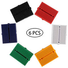 6 PCS 170 Tie Points Mini Breadboard, SYB-170 Solderless Prototype Kit PCB Bread Board For Arduino Raspberry Pi Small DIY Kits 2024 - buy cheap