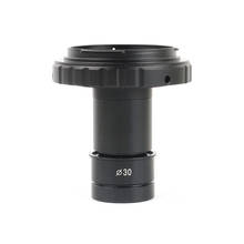 9.6X Monocular Eyepiece Adapter T2 Interface Mount For Canon Nikon 30mm Connection Biological Trinocular Binocular Microscope 2024 - buy cheap