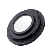 Lente m42 preta para nikon, adaptador de câmera de montagem ia com anel e kit de vidro infinity para foco 2024 - compre barato