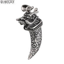 NEW 100% 925 Silver Draon Pendant Necklace Sterling Power Dragon Pendant Necklace Good Luck Dragon Pendant Man Jewelry Gift 2024 - buy cheap