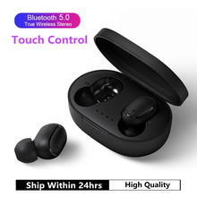 A6S TWS Bluetooth 5,0 наушники для Xiaomi Redmi Airdots, Беспроводные стереонаушники, шумоподавление, микрофон для iPhone Huawei 2024 - купить недорого