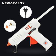 NEWACALOX 150W EU DIY Hot Melt Glue Gun 11mm Adhesive Stick Rod Industrial Electric Silicone Gun Thermo Gluegun Repair Heat Tool 2024 - buy cheap