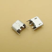 100pcs Micro mini USB jack socket charging Port Dock for ZX80-B-5P MICRO USB B type vertical SMT 5P connector 2024 - buy cheap