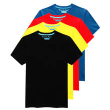 Красочные футболки для девочек и мальчиков, хлопковые топы, детская одежда с коротким рукавом, футболки для малышей, топы для малышей, детская повседневная одежда 2024 - купить недорого