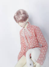 Одежда для куклы BJD, милая рубашка (с кружевом) розового цвета, подходит для кукол 1/4 1/3 SD MSD SSDF tert, аксессуары для кукол 2024 - купить недорого