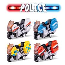 Mini Alloy Police Motorcycle Motorbike Pull Back Model Kids Toy Table Decor 2024 - buy cheap