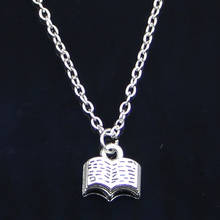 New Fashion Necklace 11mm open Holy Bible book Pendants Short Long Women Men Colar Gift Jewelry Choker 2024 - buy cheap