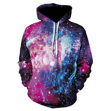 Sudadera con capucha 3d para hombre y mujer, ropa con estampado de galaxia espacial, nebulosa de estrella, chándal para pareja, Tops con capucha, Otoño e Invierno 2024 - compra barato