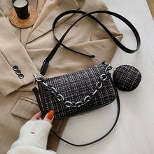 2021 New Braided Shoulder Bag Fashion Small Crossbody Bags For Women Luxury Handbags Designer Female Underarm Bag 2024 - buy cheap
