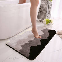 Juego de alfombras y tapetes de baño antideslizantes, alfombrillas de entrada con absorción de agua, alfombrilla de suelo de inodoro para bañera, alfombrilla para pies, 50x80cm, 40x60cm 2024 - compra barato