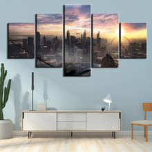 Wall Art Canvas Home Decoration HD Printed 5 Panel London City Painting Modern Posters Cuadros Modular Pictures For Living Room 2024 - buy cheap