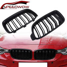 SPEEDWOW Gloss Black Kidney Sport Racing Grilles Car Front Grille Matte Black Grills For BMW 3 Series F30 F31 F35 2013-2019 2024 - buy cheap