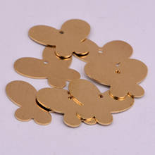 5pcs/lot zhu ru copper 21*18mm Charms Animal insect bow butterfly Pendants Big earrings Jewelry Making DIY Handmade Craft 2024 - buy cheap