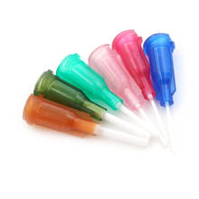 6pcs 6colors DIY Plastic Mixed Syringe Needle Tips Blunt Dispensing Syringe Flexible Tip 14-25Ga For Glue Dispenser 2024 - buy cheap