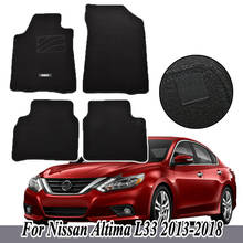 Rear Black Front Floor Mats Nylon Mat Custom Tailored Carpet Liner For Nissan Altima L33 Sedan 2013 – 2018 2014 2015 2016 2017 2024 - buy cheap