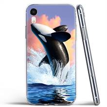 Силиконовый чехол для телефона Samsung Galaxy A3 A5 A7 A9 A8 Star Lite A6 Plus 2018 2015 2016 2017 Killer Whale Orcinus Orca 2024 - купить недорого