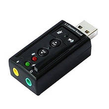 USB 2.0 Virtual 7.1 Channel Audio Sound Card Adapter 3D 2024 - buy cheap