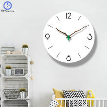 Japanese Wall Clock Bedroom Simple Modern Home Quiet Living Room Watch Quartz Circular Decoration Hanging Silent Personality 2024 - buy cheap