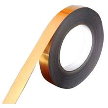 SHGO HOT-50 Meter Gold Self-Adhesive Stickers Waterproof Tile Wall Tile space Sealing Tape Strip Joints Beauty Stickers Decals H 2024 - buy cheap