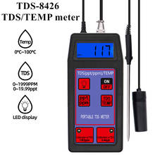 TDS-8426 2 in 1 TDS/TEMP meter Water Quality Tester Waterproof  TDS Temperature Meter drink water Measurement Tool 40%off 2024 - buy cheap