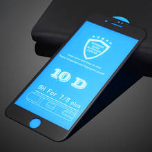 Película de vidro 10d para celulares apple e iphone., filme de proteção para os modelos 6, 6 s, 7, 8 plus, x, 7, 6, 8, xr, xs max. 2024 - compre barato