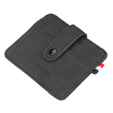 New Slim PU Leather Wallet Men Magic Wallets Designer Small Purse Male Hasp Vallet Retro Card Holder Mini Holders Carteira 2024 - buy cheap