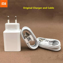 Xiaomi Quick Charger USB EU plug 18W Adapter Fast charging Type C/Micro usb Cable For Mi note 10 lite 9 9se Redmi 9A 8A 7A 6A 5A 2024 - buy cheap