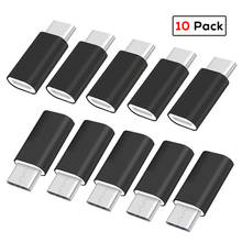 10 Pack USB Adapter USB Type C Male to Micro USB Female OTG Adapter Type-C Converter Connector for Macbook Samsung A51 A50 A71 2024 - buy cheap