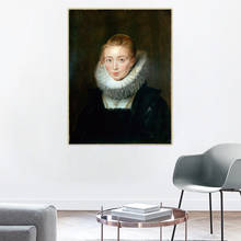 Citon Peter Paul Rubens《Portrait of Lady-in-Waiting to the Infanta Isabella》Canvas Oil Painting Picture Home Interior Decoration 2024 - buy cheap