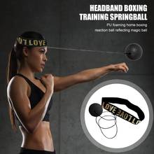 Boxing Reflex Ball Delicate Design Boxing Reflex Speed Training Punch Ball Elastic Headband Set for Muay Thai Boxer 2024 - buy cheap