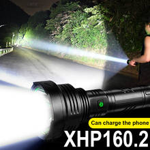 Lanterna tática poderosa de led, xhp160.2, usb 18650 ou 26650, recarregável, xhp90, para caça, flash, lâmpada de trabalho 2024 - compre barato