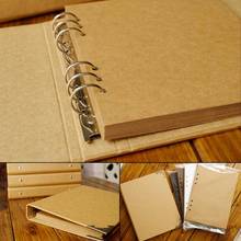 Blank Cover loose-leaf craft paper album graffiti diary photoalbum handmade DIY Photo Album Scrapbooking wedding album 2024 - buy cheap