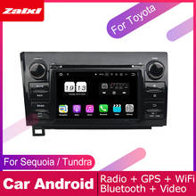Reproductor Multimedia con GPS para coche, Radio, vídeo estéreo, Audio, Android, DVD, para Toyota Sequoia Tundra 2010 ~ 2012 2024 - compra barato