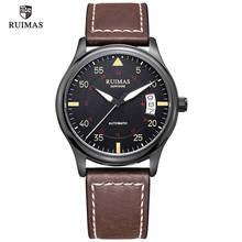 RUIMAS Men Watches Top Brand Automatic Mechanical Watch Man Waterproof Leather Strap Wristwatch Luxury Luminous Watches Relogios 2024 - buy cheap