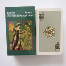Cartas de tarô para mulheres, novo baralho de cartas de tarô para adivinhação do smith, conjunto de cartas para mulheres e meninas, jogo de tabuleiro 2024 - compre barato