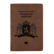 Nederlands Passport Cover Genuine Leather Nederland Dutch Passport Case Nederlanden Netherlands Passport Holder 2024 - buy cheap