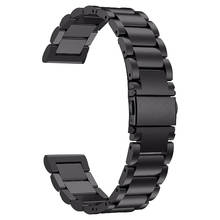 Amazfit gtr pulseira de aço inoxidável, acessório para relógio inteligente 47mm, pulseira de metal, pulseira esportiva 2024 - compre barato