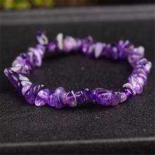 Reiki Natural Stone 7 Chakra Bracelets Men Chipped Gravel Crystal Beads Healing Bracelet for Women Pulseras Gifts Top 2024 - buy cheap