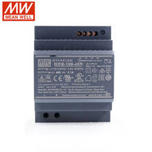 MEAN WELL-fuente de alimentación conmutada de carril DIN, dispositivo de 100W, 48V, 110V/220V AC a 48V DC 2.1A, unidad de alimentación aislada en forma de paso delgado 2024 - compra barato