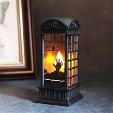 Halloween Night Light Pumpkin Lantern Retro Exquisite Shape Safe LED Night Light Home Party Decoration Candle Lamp For Home 2024 - buy cheap