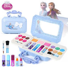 Disney new girls Frozen 2  princess elsa anna Carry box Beauty  Makeup toys   Christmas Fashion gift Toys 2024 - buy cheap